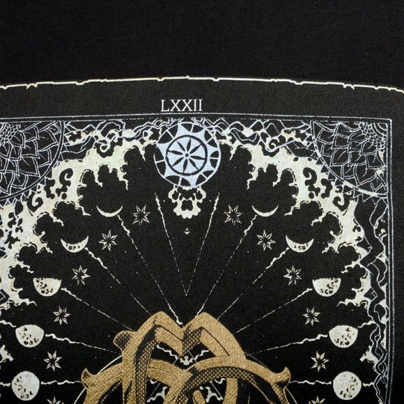 Roberto Cavalli Men's Black Graphic Print T-Shirt - Picture 4 of 7